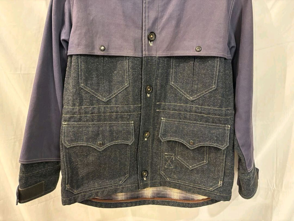 [L] 콜림보 캔버스백 더블매키노 헌팅자켓--2