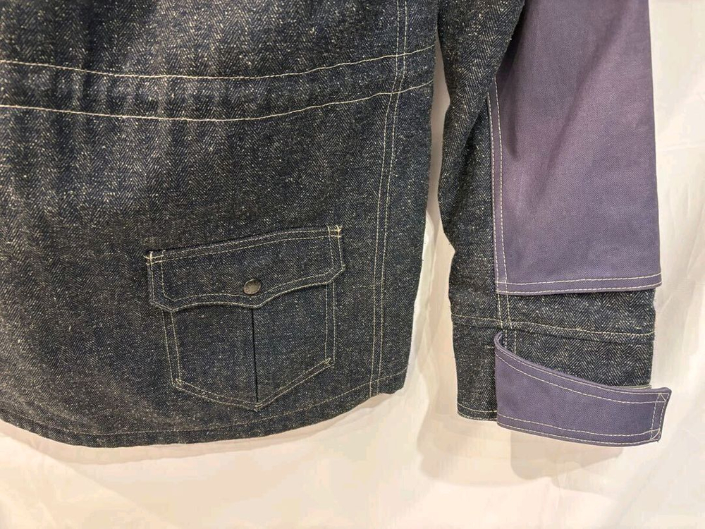 [L] 콜림보 캔버스백 더블매키노 헌팅자켓--4