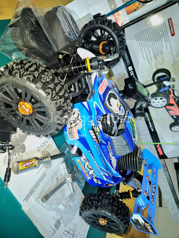 *각종교신가능*1/8니트로4WD엔진RC카(튜닝UP버전)VRX-2알씨카*풀패키지셋~바람에언덕에서--1