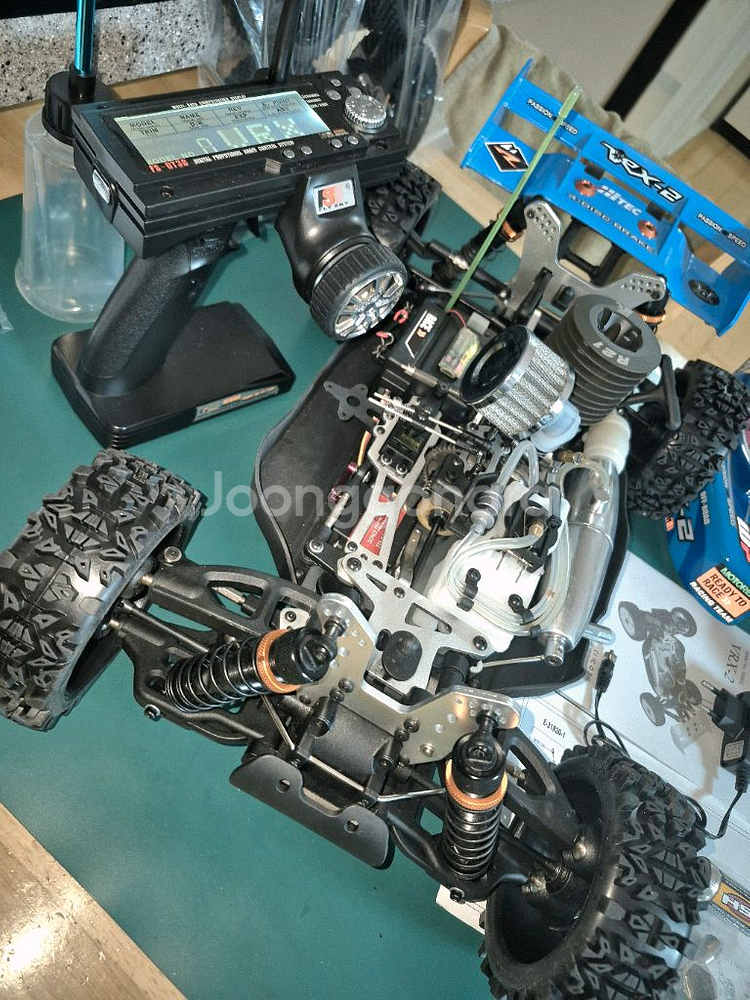 *각종교신가능*1/8니트로4WD엔진RC카(튜닝UP버전)VRX-2알씨카*풀패키지셋~바람에언덕에서--8