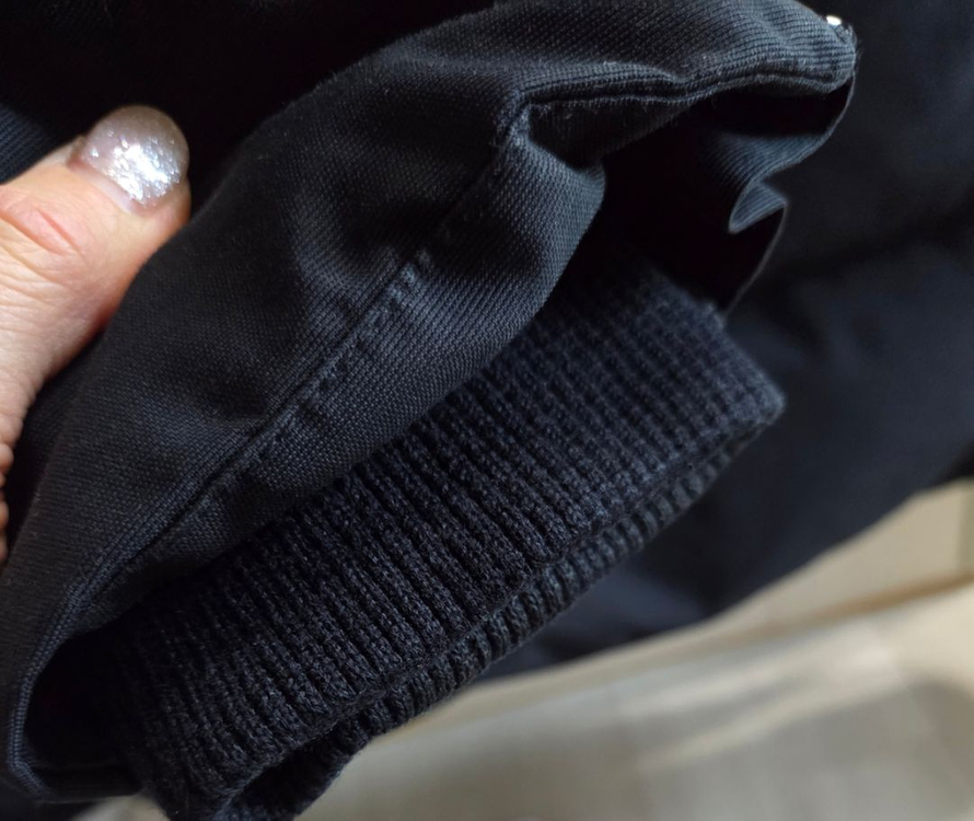 무스너클 쓰리쿼터 블랙 패딩 S/P--3