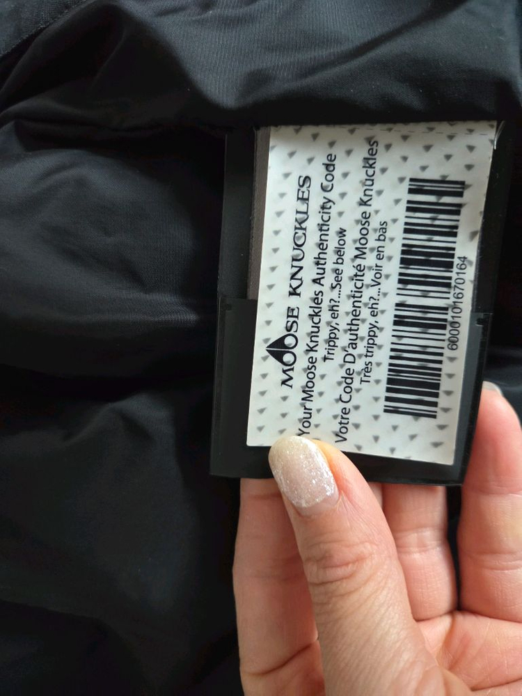 무스너클 쓰리쿼터 블랙 패딩 S/P--7