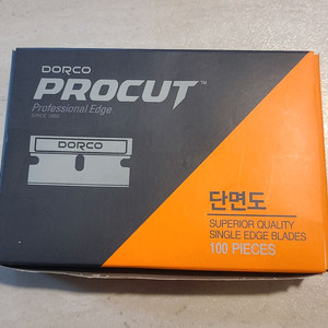 도루코 프로컷 단면도 100개입 새제품