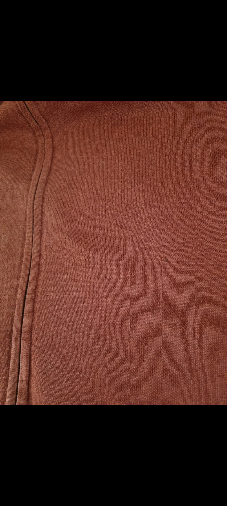 이태리제 카날리 벽돌색 니트 집업 스웨터 105사이즈 canali 이미지