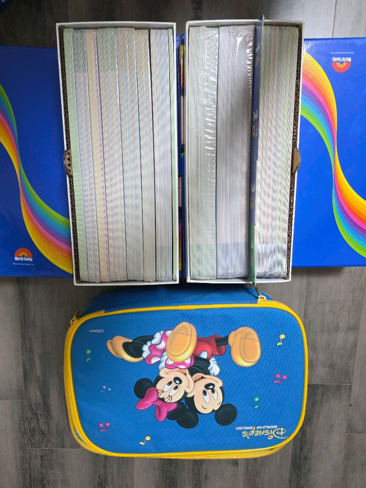 [미개봉다수] 월드패밀리 잉글리쉬 풀세트 구버전 + 한정판 굿즈--2