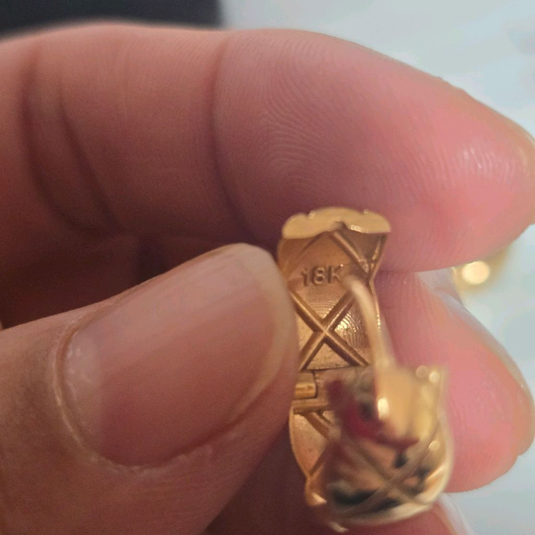 18k핑골드 데일리 귀걸이--7