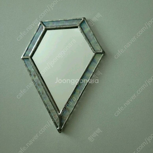 드롭손거울(테두리실버)