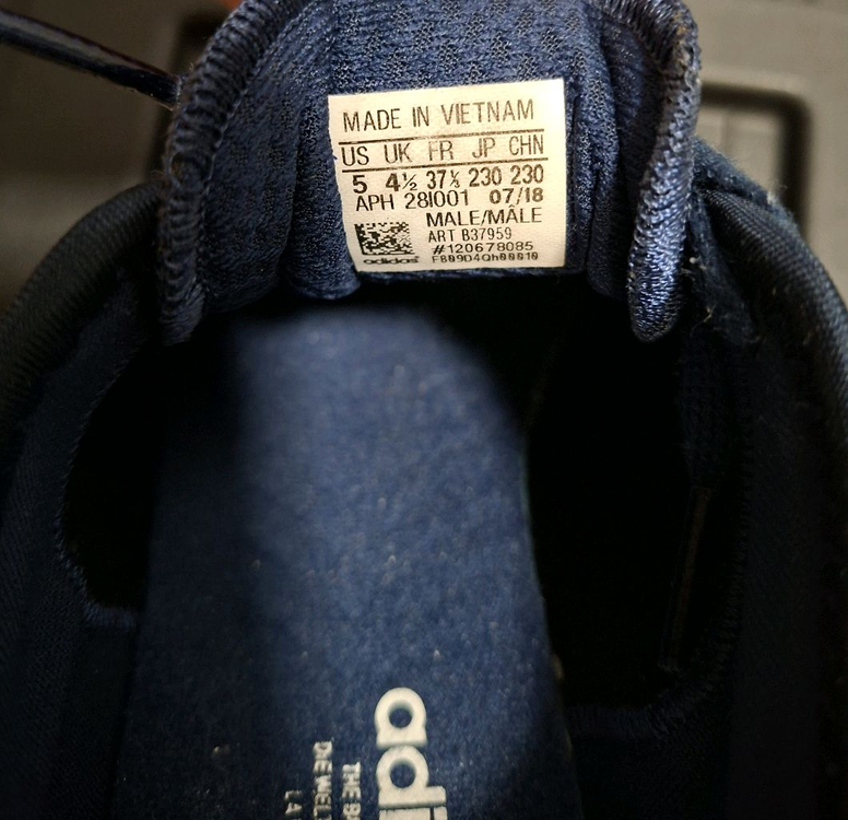 아디다스 운동화 네이비 230mm--2