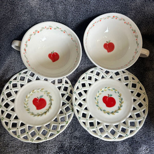 도자기 찻잔 커피잔 2조 팝니다