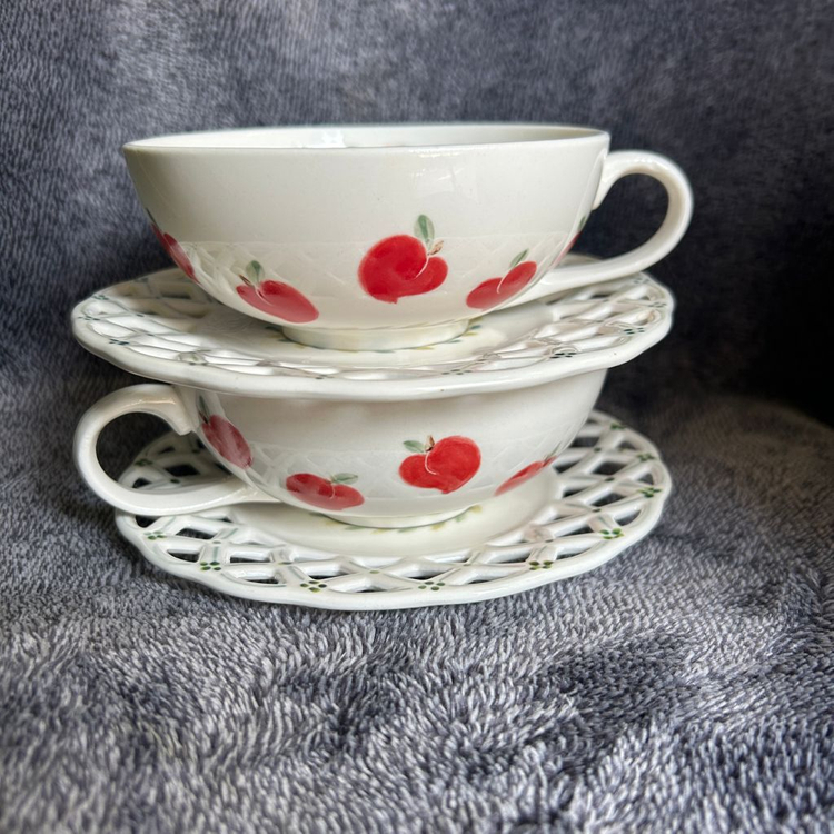 도자기 찻잔 커피잔 2조 팝니다--1