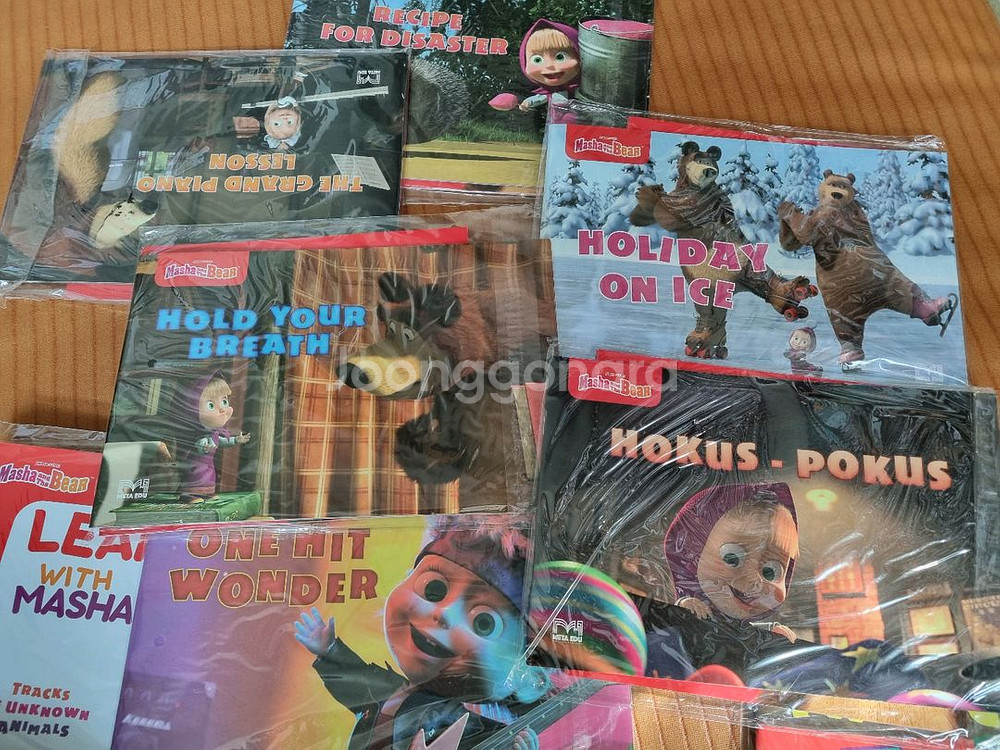 마샤앤더베어 마샤와 곰 영어 워크북 메타에듀 유아 학습지 일괄--8