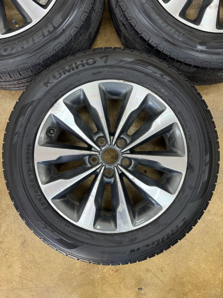 올뉴카니발 18인치 순정휠타이어 팝니다 이미지