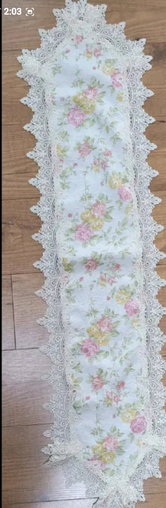 화사 온화한 식탁 러너 두 장 일괄--3