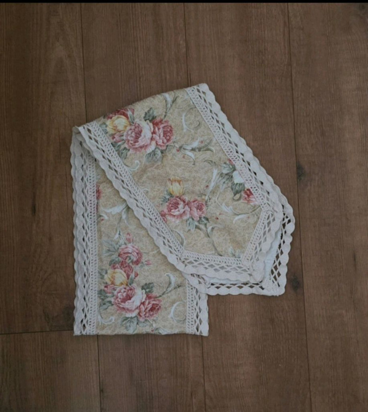 화사 온화한 식탁 러너 두 장 일괄--8