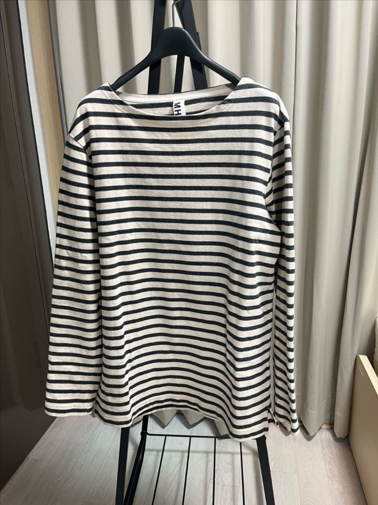 MHL / 스트라이프 긴팔티셔츠 / L--0