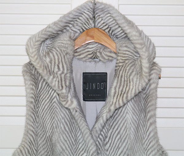 진도모피 후드밍크 베스트밍크 밍크코트--2