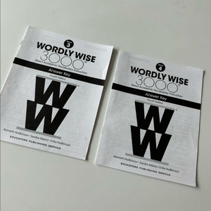 워들리와이즈 답지 wordly wise answer key 3,4 이미지