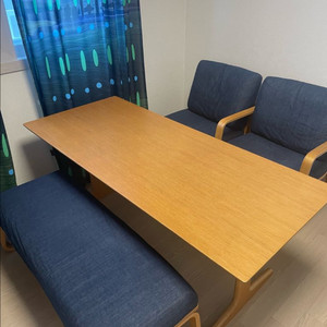 무인양품 다이닝 세트 1500*800