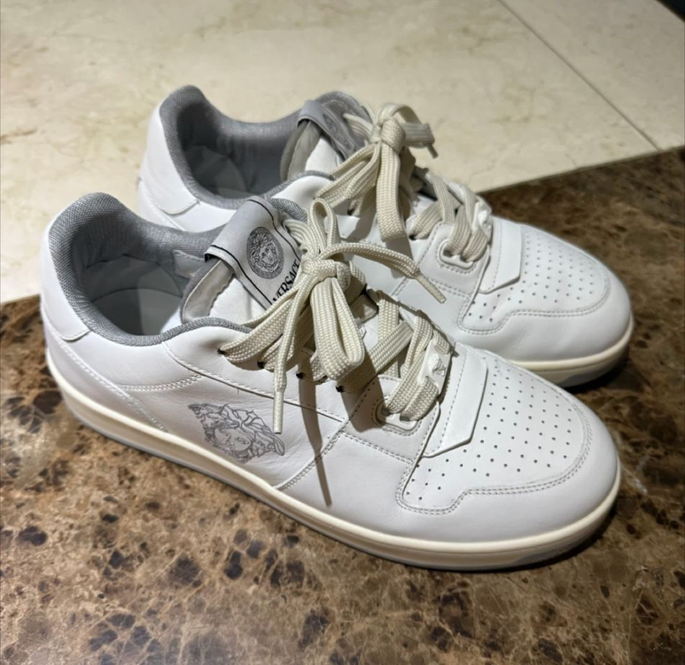 베르사체 레더 스니커즈 41(260)--1