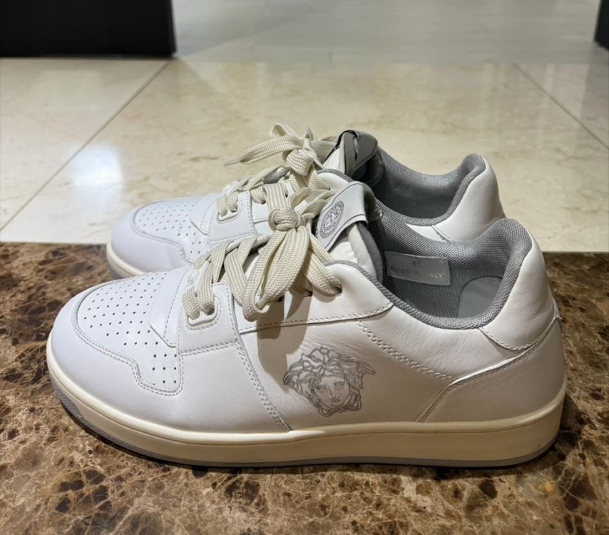 베르사체 레더 스니커즈 41(260)--5