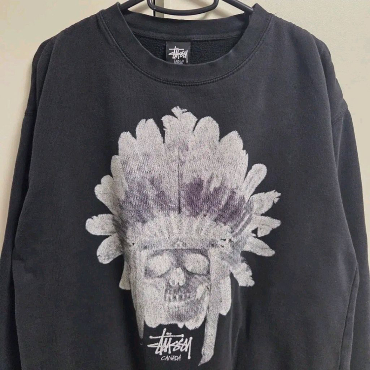 Made in USA 스투시 한정판 맨투맨 스웻셔츠 L(100)--1