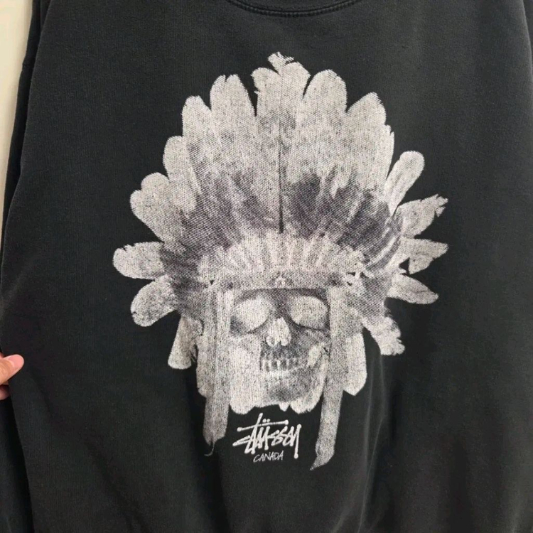 Made in USA 스투시 한정판 맨투맨 스웻셔츠 L(100)--4