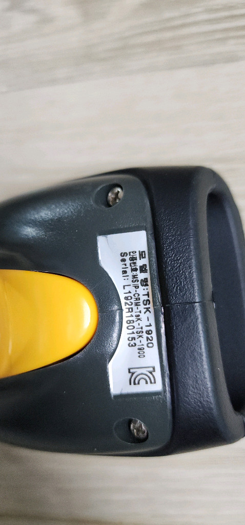 (A급) 테크스캔코리아 TSK-1920 무선 바코드 스캐너 판매합니다--6