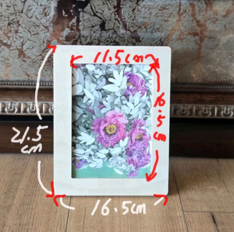 액자&엽서모두새것/정인수 전북 여성 화가 펜화 사진 액자 모란--2