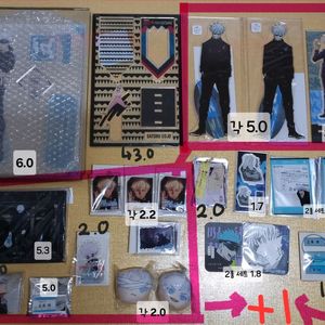 고죠 아크릴, 고죠 디오라마, 고죠 원화, 고죠 블럭, 고죠 굿즈