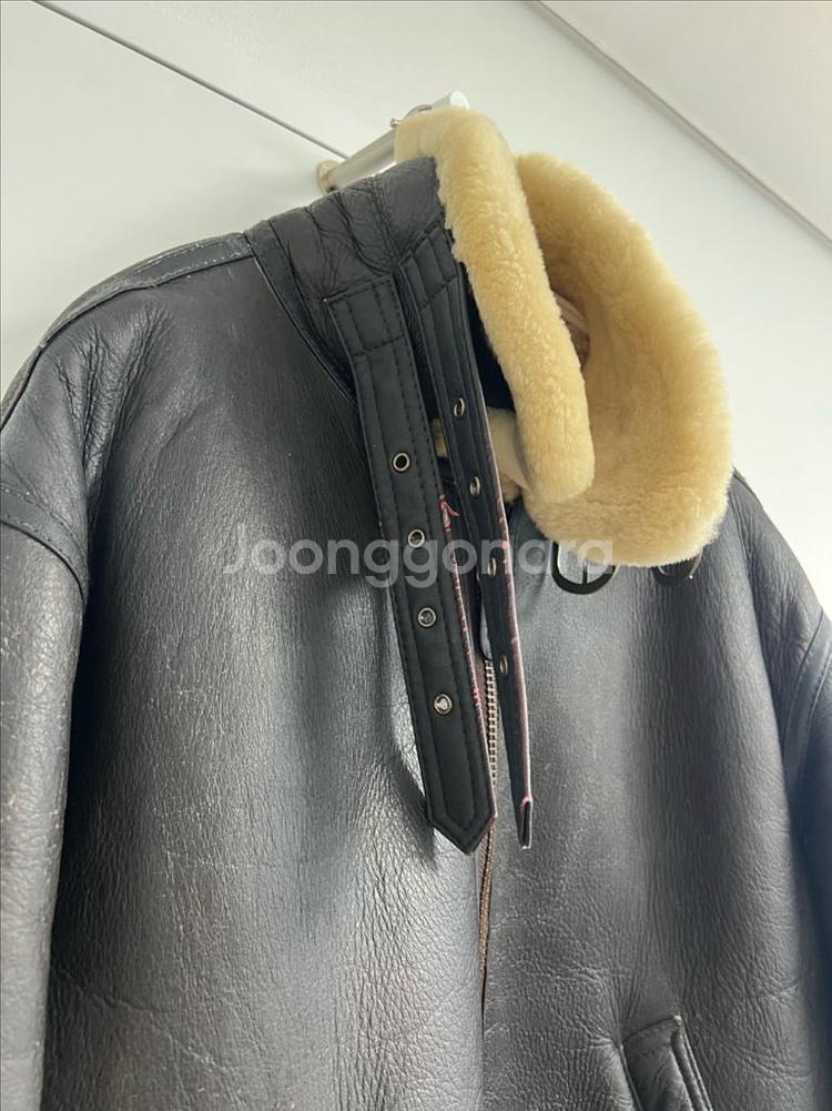 리얼 양가죽 무스탕 자켓--1