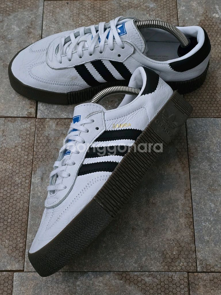 (245)아디다스 삼바로즈 검흰 스니커즈 운동화--2