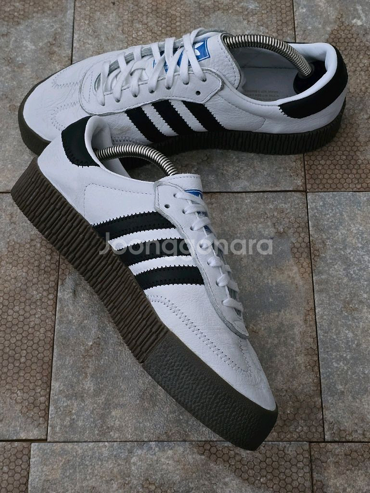 (245)아디다스 삼바로즈 검흰 스니커즈 운동화--3