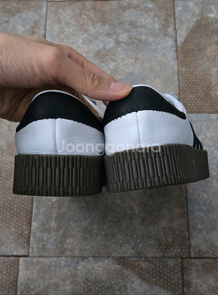 (245)아디다스 삼바로즈 검흰 스니커즈 운동화--7