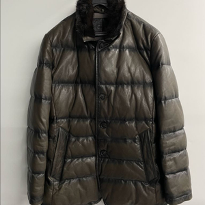 캠브리지 멤버스 리얼양가죽 구스다운 자켓