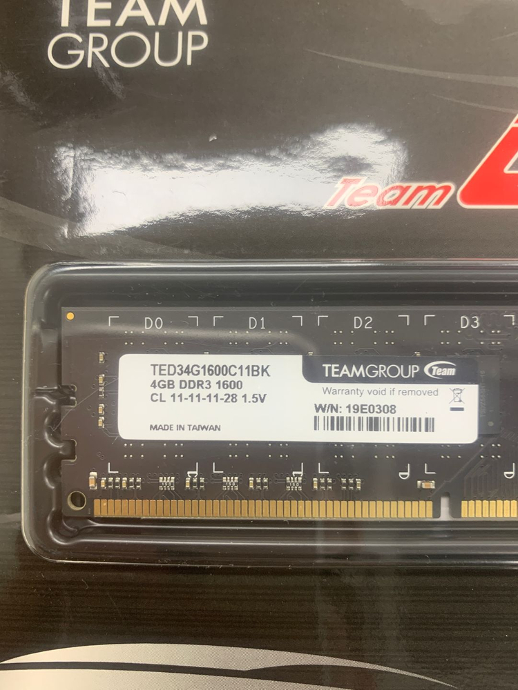 Teamgroup DDR3 4GB 1600 메모리 (PC-12800) 5장 일괄판매--3