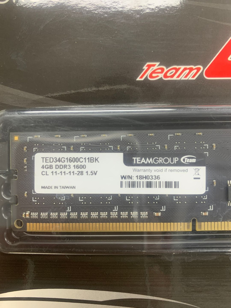 Teamgroup DDR3 4GB 1600 메모리 (PC-12800) 5장 일괄판매--2