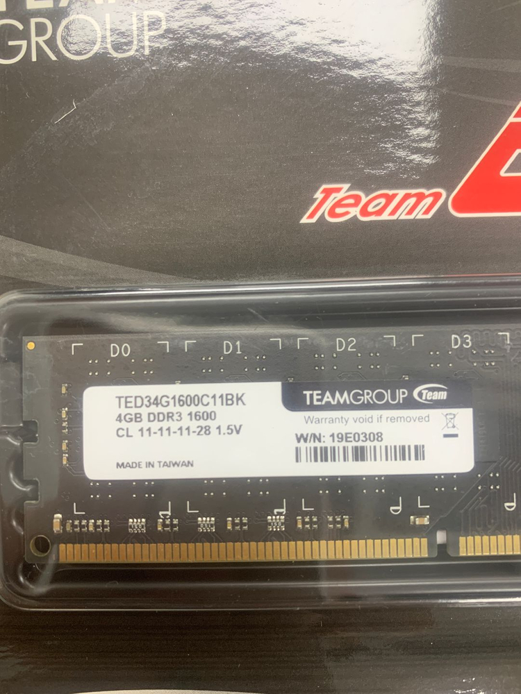 Teamgroup DDR3 4GB 1600 메모리 (PC-12800) 5장 일괄판매--4