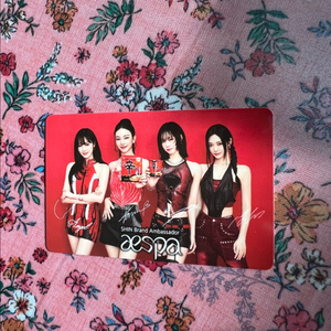 신라면 에스파 포토 카드