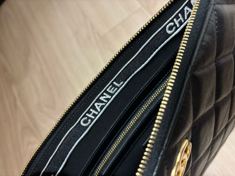 [미사용][정품]샤넬 CC로고 빈티지 클러치 미디움--6