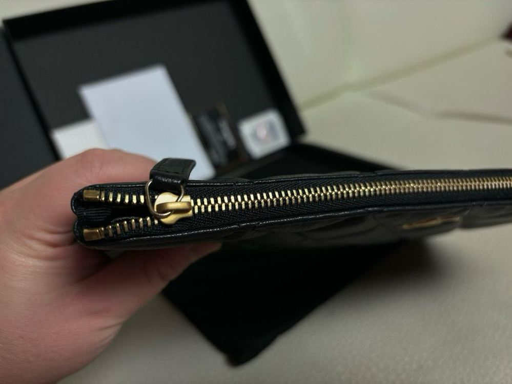 [미사용][정품]샤넬 CC로고 빈티지 클러치백 미디움--4