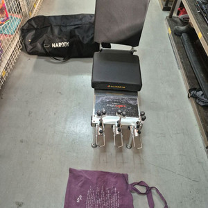 나루예 라이트 낚시 소좌 세트 우경크램프 3개 가방 상태 최상급