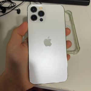 [부품용] 아이폰 12 프로 화이트 128g (심카드 인식 불가)