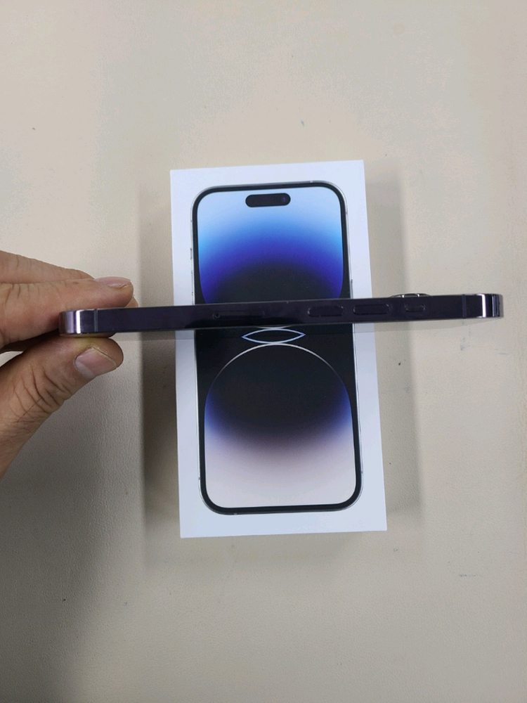 아이폰14프로 128기가 밧데리86프로 무기스 상태최상 ^^--2