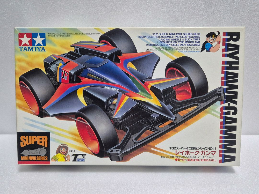 타미야 미니카 레이호크 감마 블랙 초판 올드킷 이미지