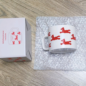 투썸 키티버니포니 머그 컵 화이트 새상품 미사용