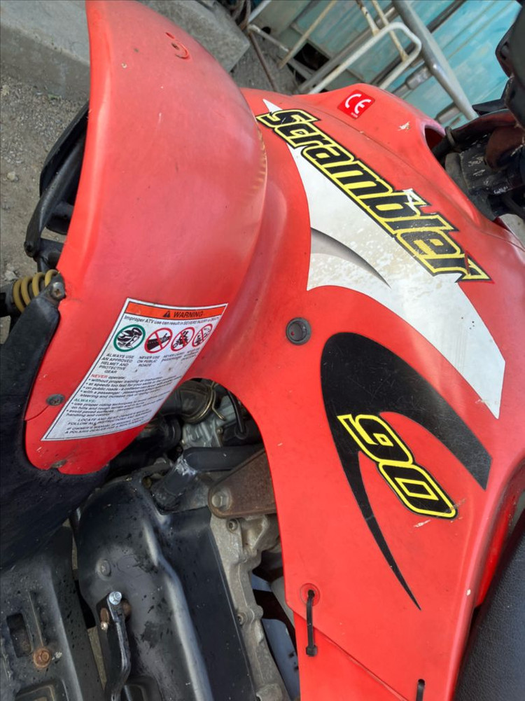 미국 폴라리스 스크램블 90 atv 사발이 이미지