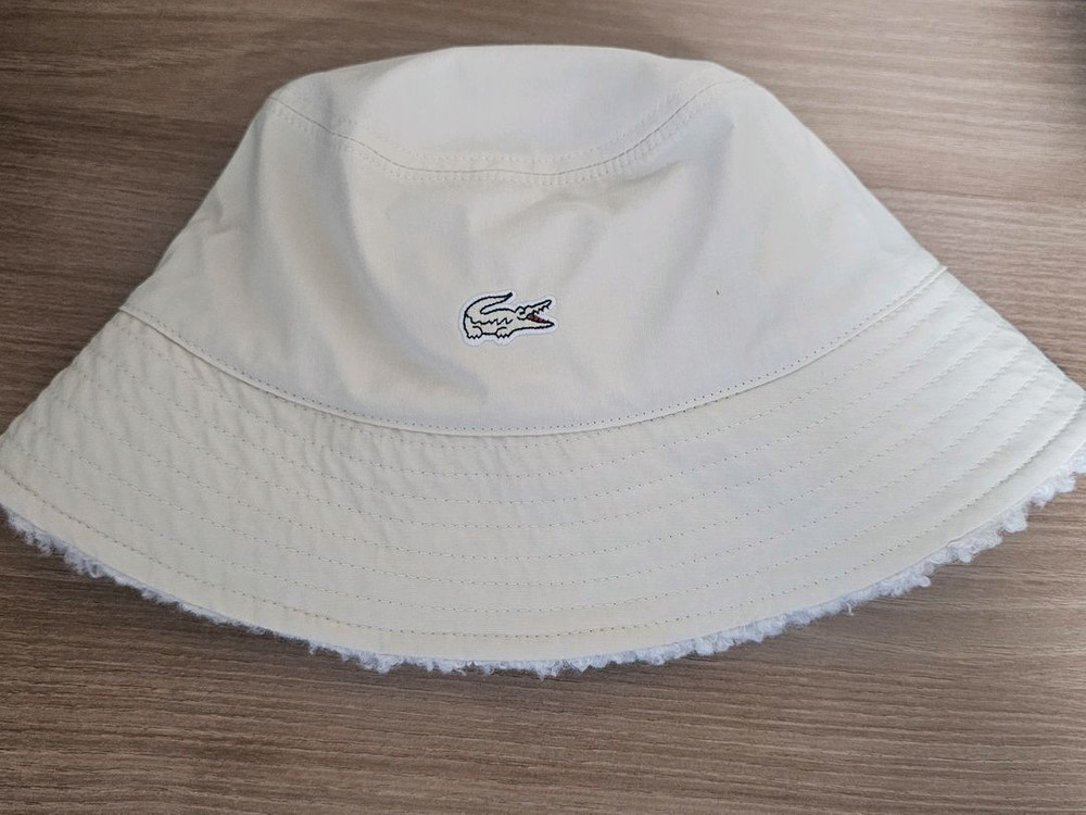 라코스테 양면 뽀글이 버킷햇 모자--1