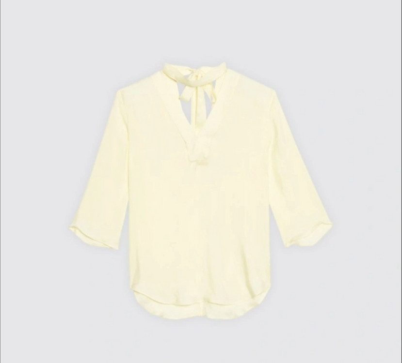 산드로 백리본 블라우스 사이즈 36--2