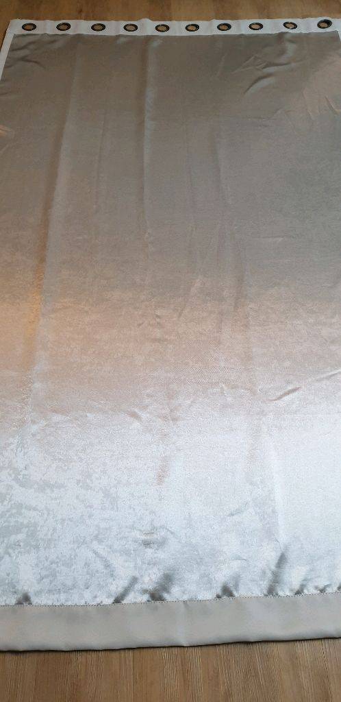 쉬즈홈 트루디 아일렛 암막 커튼 4P (아이보리, 그레이)--7