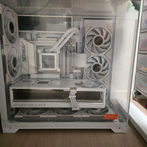 화이트셋업 9800x3d,5090 아스트랄 화이트 완본체